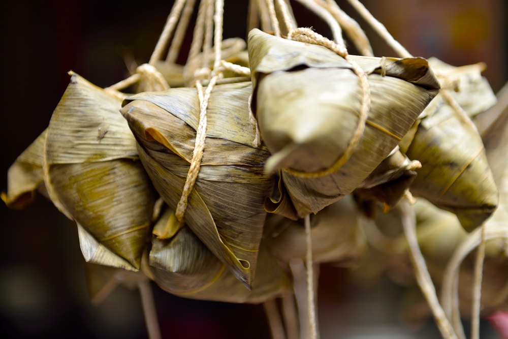 hojas de bambu